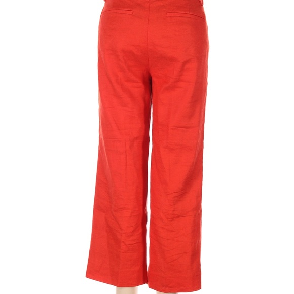 J. CREW City Fit Stretch Straight Leg Slim Stretch Ankle Pant in Red Flame — 6 - Picture 3 of 3